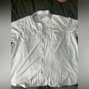 White Poncho Size XXL *some piling